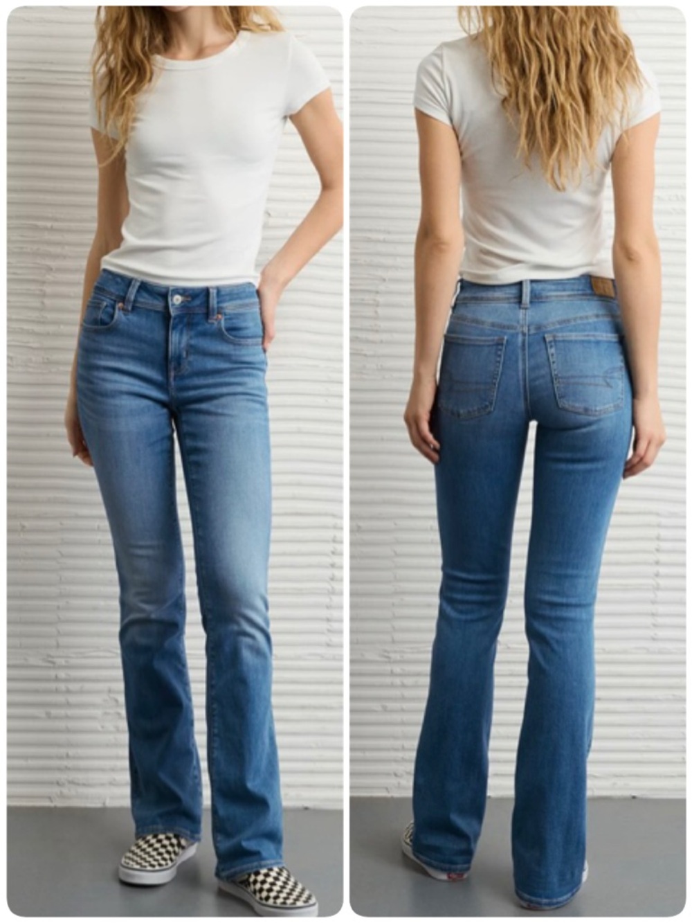 American Eagle Outfitters Light Blue Flare Jeans